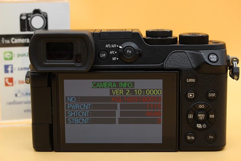 ขาย Panasonic Lumix DMC-GX8 + Lens kit 14-42mm f/3.5-5.6 ASPH.HD (สีดำ) อดีตประกันร้าน สภาพสวยใหม่ ชัตเตอร์4,648รูป  ถ่าย 4K UHD Video มีWiFiในตัว หน้าจอทั
